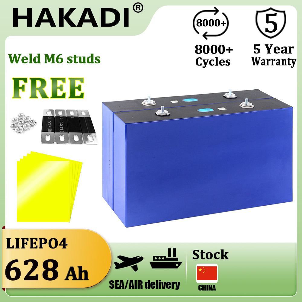 EVE MB56 3.2V 628Ah Lifepo4 Rechargeable Batteries High Capacity Long Cycle Life 2-16PCS For BESS Solar Energy Storage RV Boat