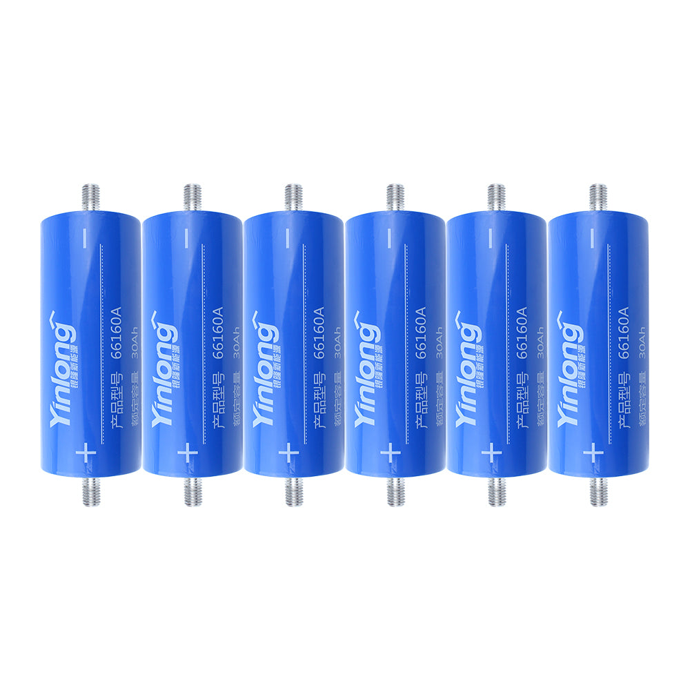 YINLONG 66160 2.3V 30Ah Rechargeable Cylindrical Batteries 6-24PCS For DIY Car Audio Solar System Outdoor Power Supply