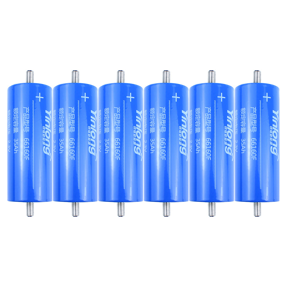 Yinlong 2.3V 35Ah Rechargeable 66160 LTO Battery For ESS 6-24PCS Backup Battery for UPS Jump Starter