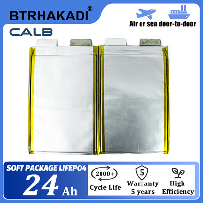 CALB 3.2V 24Ah Lifepo4 Pouch Cell Rechargeable Batteries 1-16PCS Original Brand New Cell For Car Audio Solar System 10C Discharge