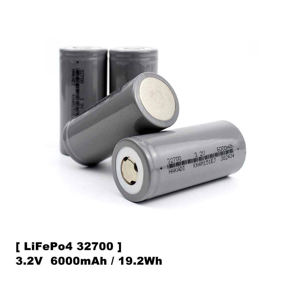 HAKADI 32700 3.2V 6000mah Lifepo4 Rechargeable Batteries 6C High Rate Discharge 4-12PCS For DIY Scooter Home Appliance