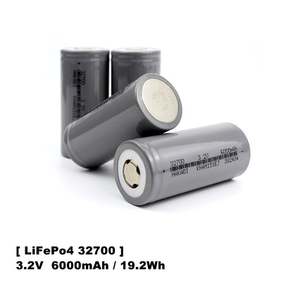 HAKADI 32700 3.2V 6000mah Lifepo4 Rechargeable Batteries 6C High Rate Discharge 4-12PCS For DIY Scooter Home Appliance