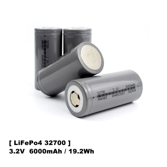HAKADI 32700 3.2V 6000mah Lifepo4 Rechargeable Batteries 6C High Rate Discharge 4-12PCS For DIY Scooter Home Appliance