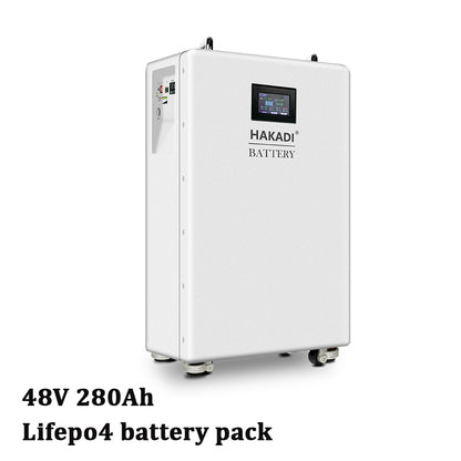 HAKADI Lifepo4 Rechargeable 48V 200Ah 230Ah 280Ah 314Ah Energy Storage Battery Pack For Solar System Outdoor Power Home Appliance