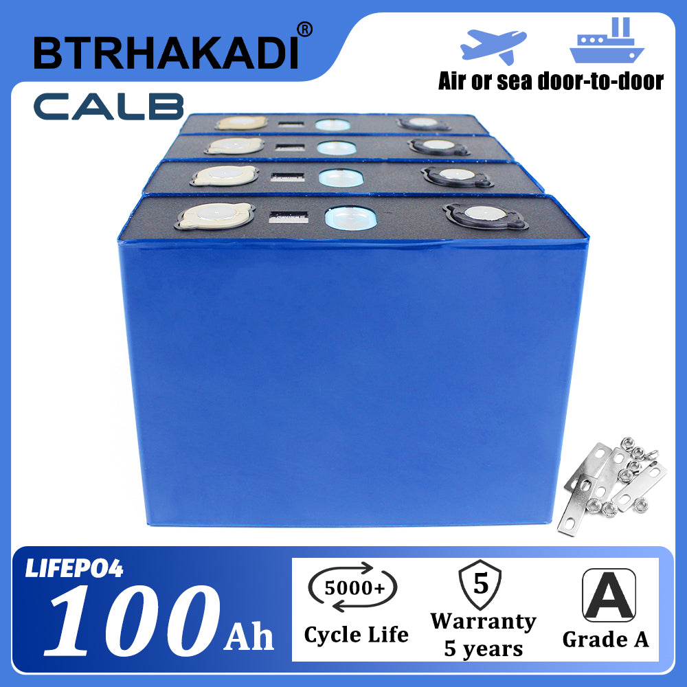 CALB Rechargeable 3.2V 100Ah Original Brand New Lifepo4 Batteries 4-16PCS DIY 48V 100A Energy Storage Battery RV Boat Solar
