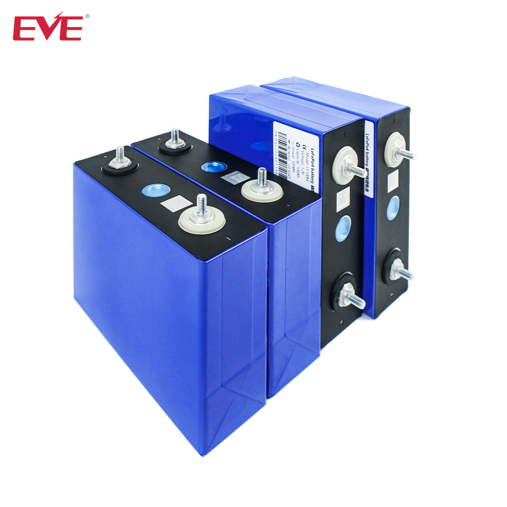 EVE 3.2V 100Ah Rechargeable Lifepo4 A Grade Original Batteries 4-16PCS 4000+ Cycle For Solar Energy Storage System Outdoor Power Supply Home Appliance