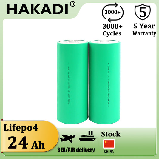 BYD 3.2V 24Ah 46120 Lifepo4 Rechargeable Batteries Original A Grade Brand New Cell 1-8pcs For DIY Power Bank Solar System