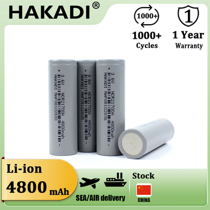 21700 EVE 40P 3.7V 4000mah 4800mah Lithium-ion Rechargeable Batteries High Rate Discharge For DIY Scooter Power Bank Flashlight 100-200pcs