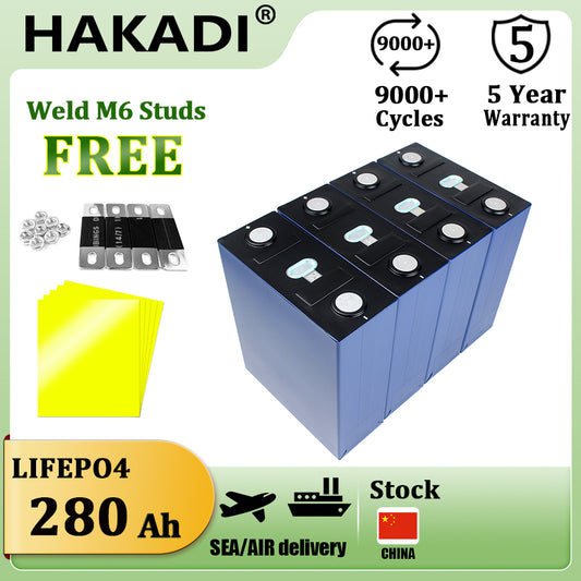 CALB Lifepo4 3.2V 280Ah Rechargeable Battery Cell For Solar System Powerwall 4-16PCS 9000+ Cycles