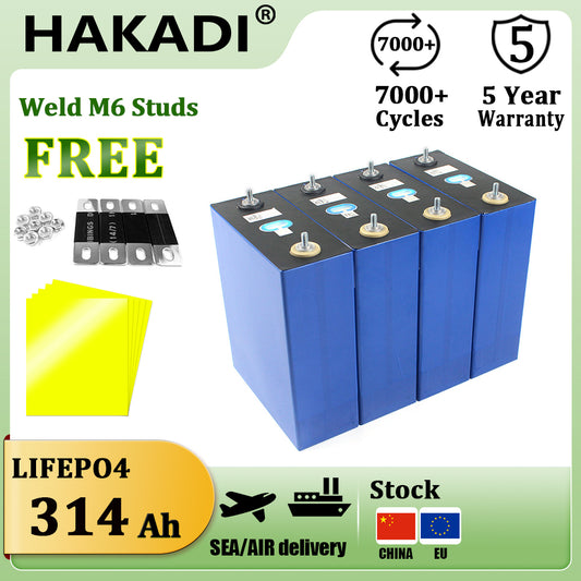 EU Stock CATL 3.2V 314Ah A Grade Lifepo4 Rechargeable Batteries 4-16PCS For DIY 48V Solar Energy Storage RV Boat Power Supply