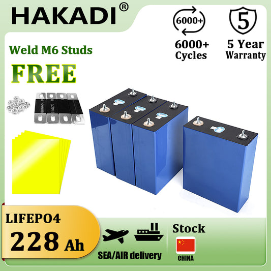 CATL 3.2V 228Ah Lifepo4 Rechargeable Batteries 4-16PCS For Solar Wind Energy Storage