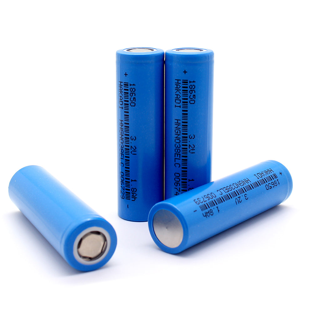 HAKADI 18650 3.2V 1800mah Rechargeable Lifepo4 Batteries 3-5C Discharge 4-40PCS For DIY E-Bike Scooter Boat Flashlight