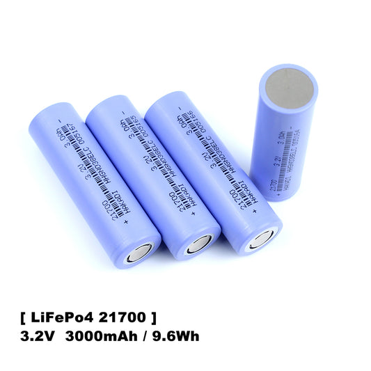 HAKADI Lifepo4 21700 3.2V 3000mah Rechargeable Batteries 4-20PCS For DIY 12V 24V 36V Scooter Solar Light Boat 3000+Cycles