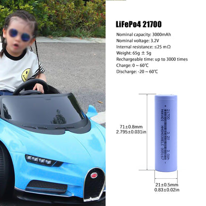 HAKADI Lifepo4 21700 3.2V 3000mah Rechargeable Batteries 4-20PCS For DIY 12V 24V 36V Scooter Solar Light Boat 3000+Cycles