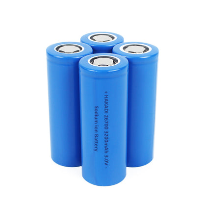HAKADI Sodium-ion 26700 3V 3200mah Rechargeable Batteries 4-20PCS 5C High Rate Discharge For Solar Light Outdoor Power