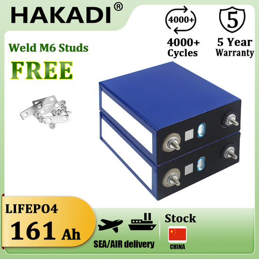 CATL 3.2V 161Ah Lifepo4 Rechargeable Prismatic Battery 4000+ Cycle 4-16PCS For RV Boat 48V Energy Storage Power System