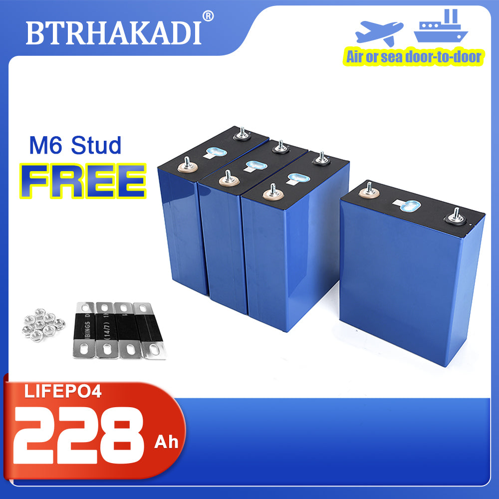CATL 3.2V 228Ah Lifepo4 Rechargeable Batteries 4-16PCS For Solar Wind Energy Storage