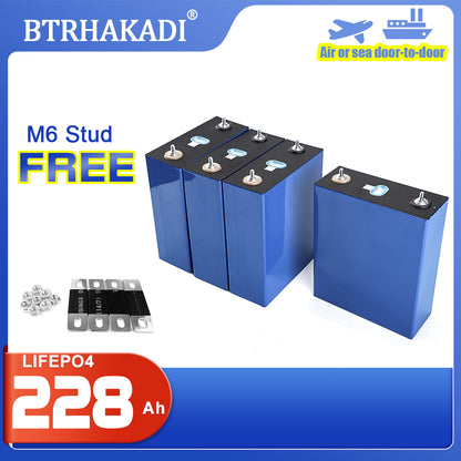 CATL 3.2V 228Ah Lifepo4 Rechargeable Batteries 4-16PCS For Solar Wind Energy Storage
