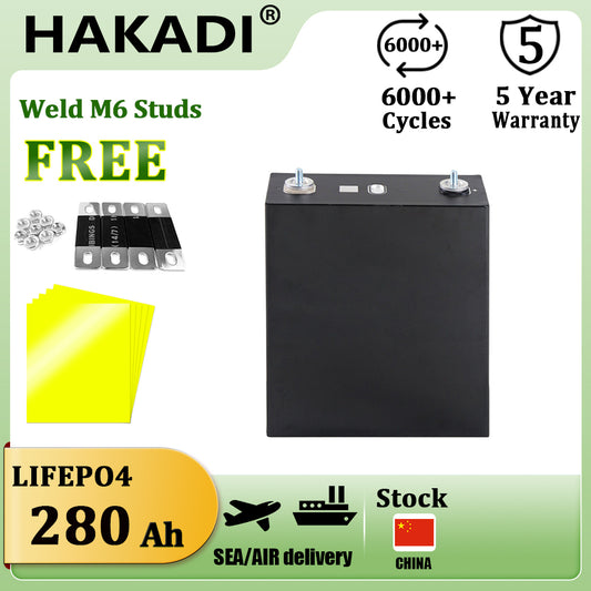 SUNWODA Lifepo4 Rechargeable 3.2V 280Ah Batteries Brand New 4-16PCS For Solar Energy Storage Boat Wind Power
