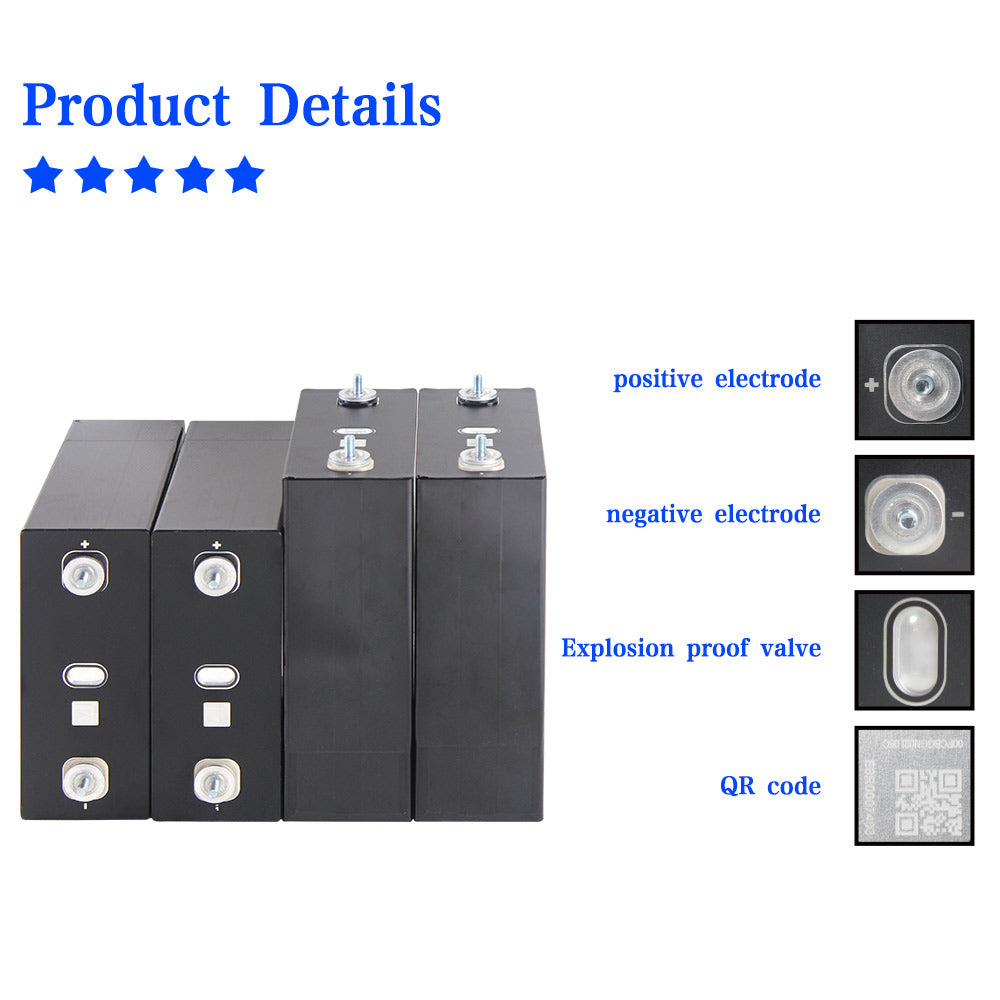 SUNWODA Lifepo4 Rechargeable 3.2V 280Ah Batteries Brand New 4-16PCS For Solar Energy Storage Boat Wind Power