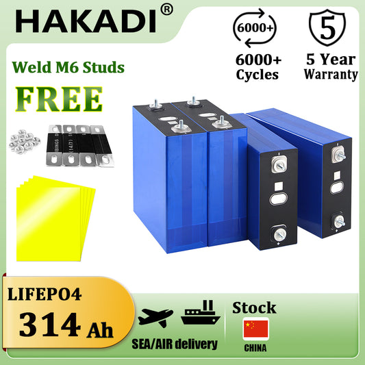 SUNWODA Lifepo4 3.2V 314Ah Rechargeable Batteries 4-16PCS For DIY 48V Solar Energy Storage System Outdoor Power Supply