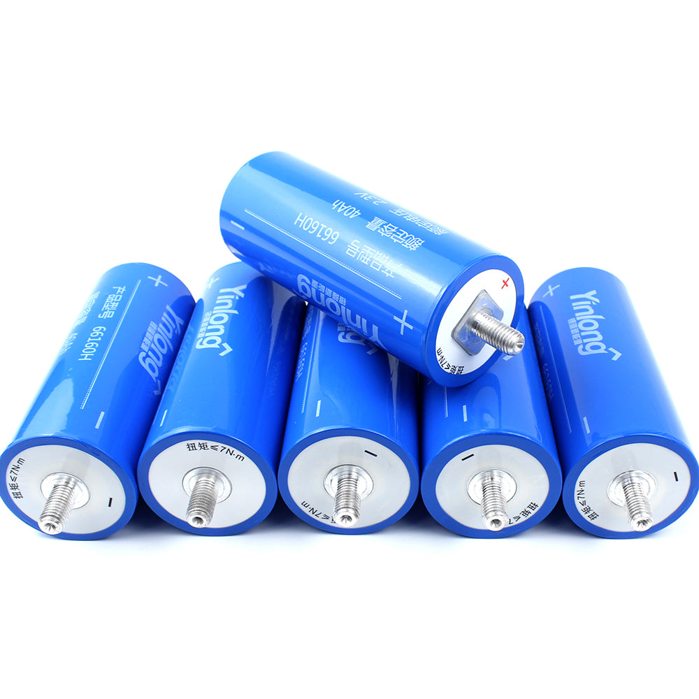EU Stock Yinlong 66160 2.3V 40Ah Original A Grade Brand New Rechargeable LTO Batteries 12-48PCS For DIY Solar Energy Car Audio