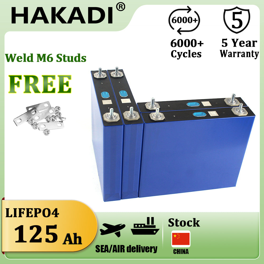 EVE 3.2V 125Ah Rechargeable Lifepo4 A Grade Original Batteries 4-16PCS 4000+ Cycle For Solar Energy Storage System Outdoor Power Supply RV