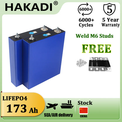 EVE Lifepo4 3.2V 173Ah Rechargeable Batteries A Grade Original Cell For DIY Solar Energy Boat RV Power Supply 4-16PCS