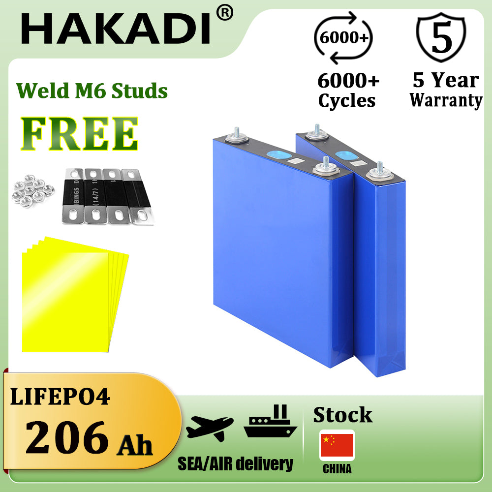 EVE Lifepo4 3.2V 206Ah Rechargeable Batteries Original A Grade Cell 4-16PCS For Solar Energy Storage RV Boat Outdoor Power Supply