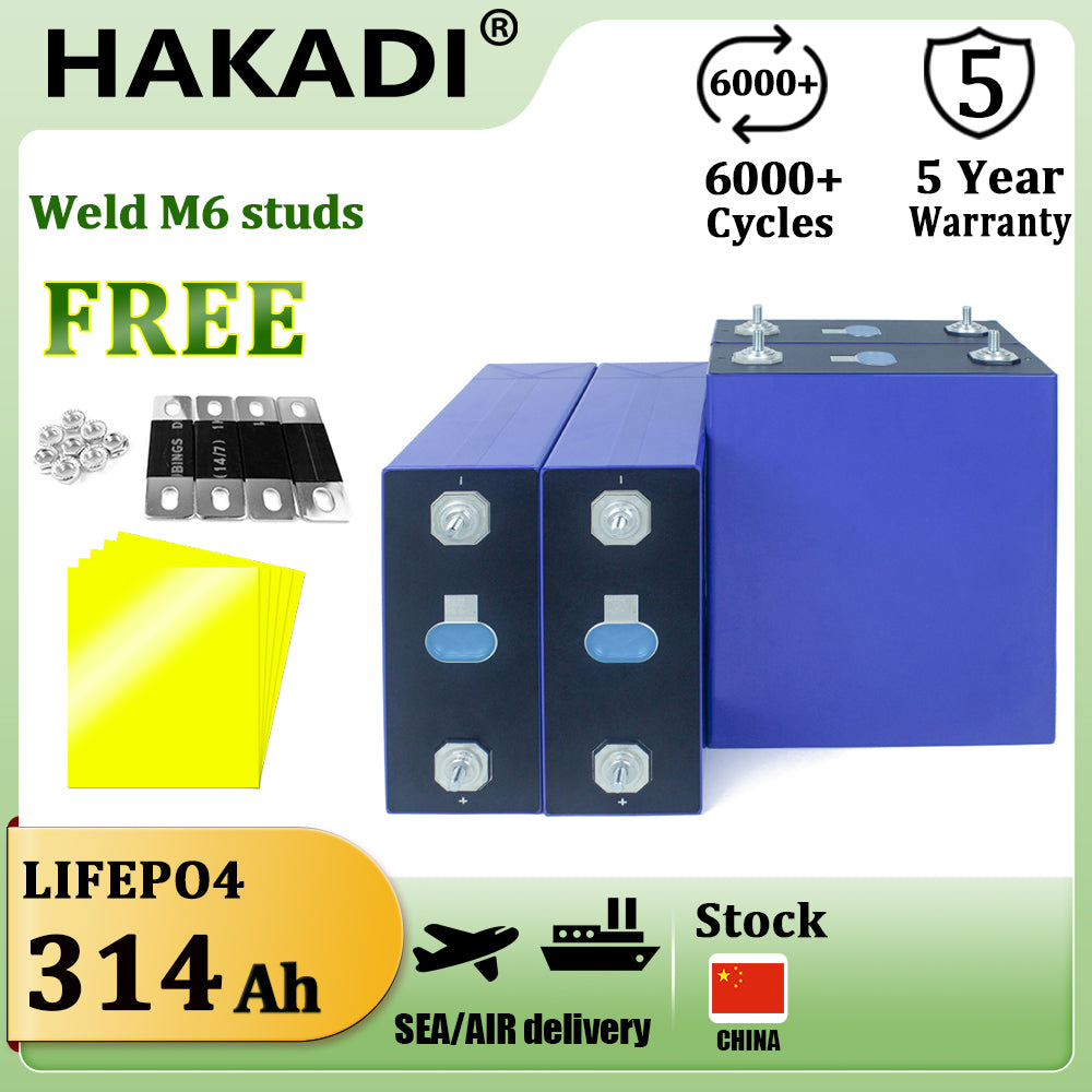 EVE MB31 3.2V 314Ah Original Lifepo4 Rechargeable Batteries 4-16PCS For DIY 48V Solar Energy Storage Boat RV