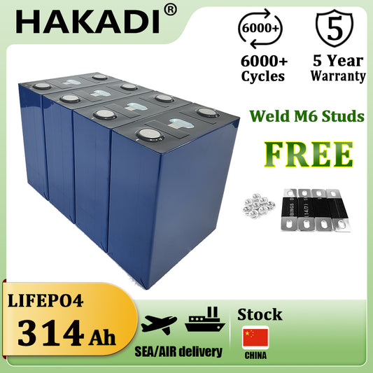 CALB 3.2V 314Ah LiFePO4 Battery Prismatic Cell Grade A for Solar Energy Storage RV Marine DIY Pack 4-16PCS